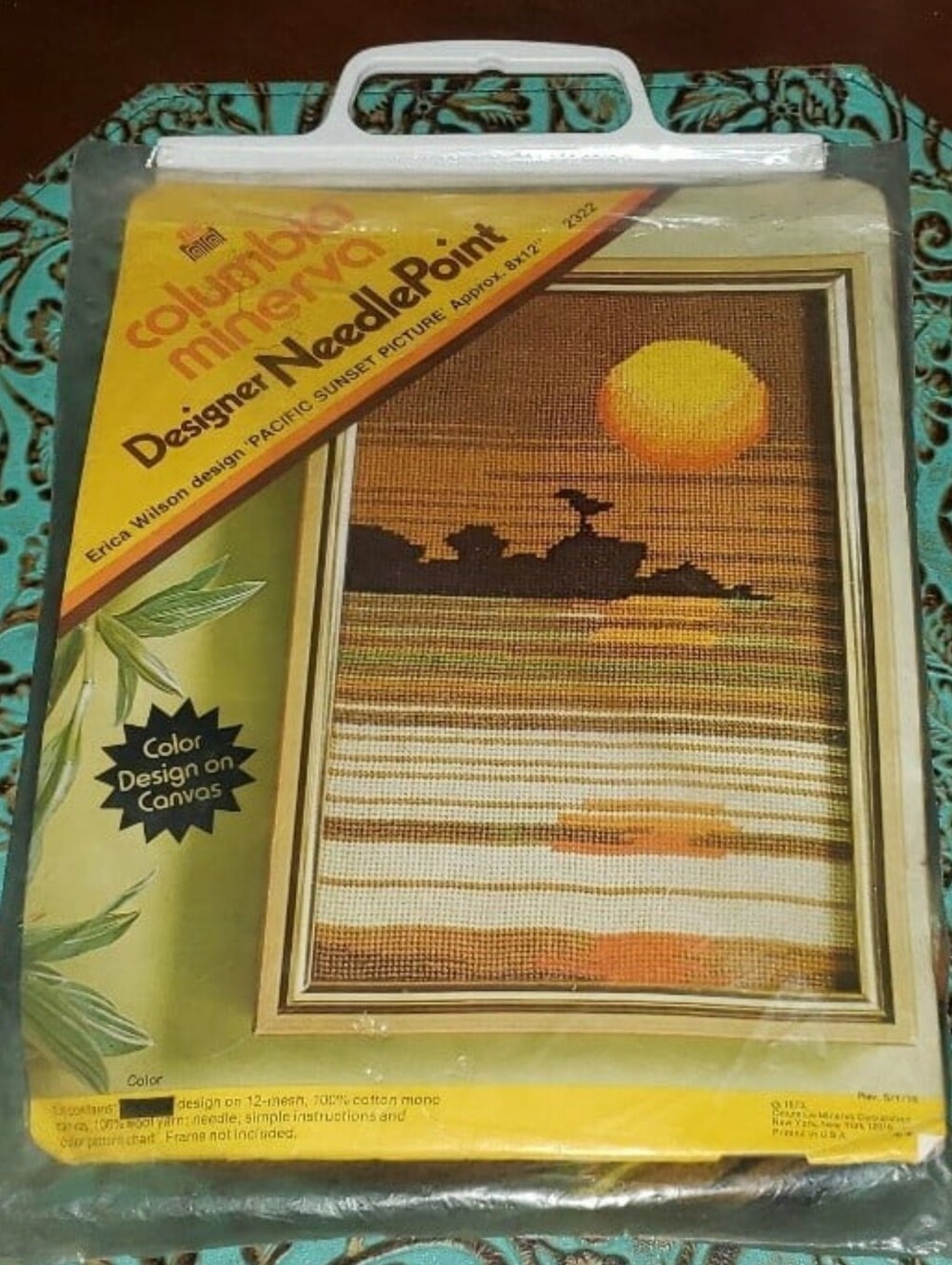 Mid-Century 1973 Columbia Minerva "Pacific Sunset Picture"